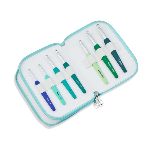 KnitProWaves 2.0 Grande - virkkuukoukkusetti (14kpl)