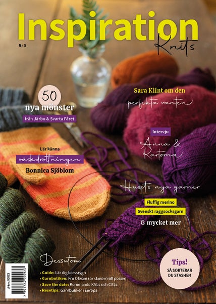 Inspiration knits mallilehti nr5 syksy-talvi 2025 - ruotsinkielinen