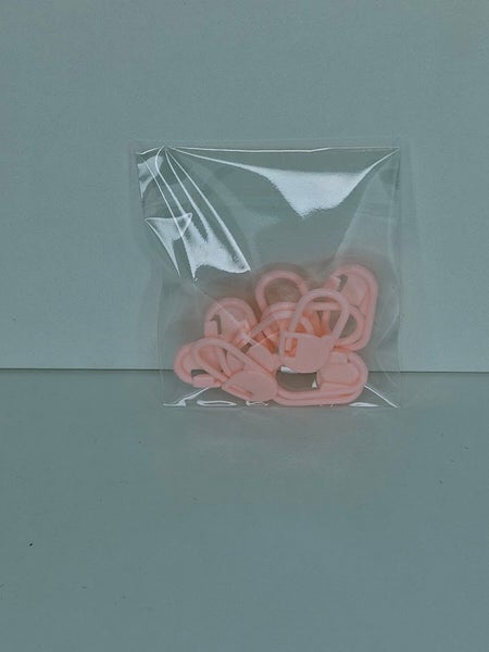 Muoviset lukittavat silmukkamerkit 10kpl