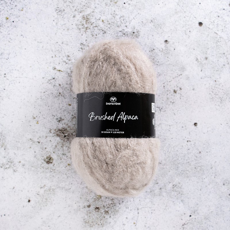 Svarta F&aring;ret Brushed Alpaca 50g