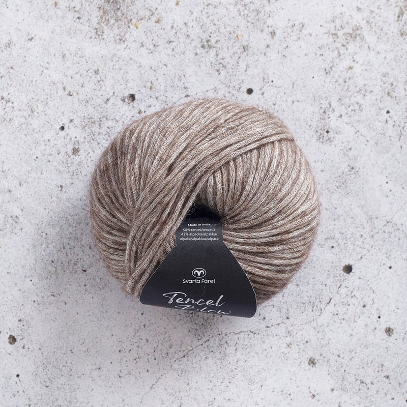 Hopsack Brown ker&auml; 460023