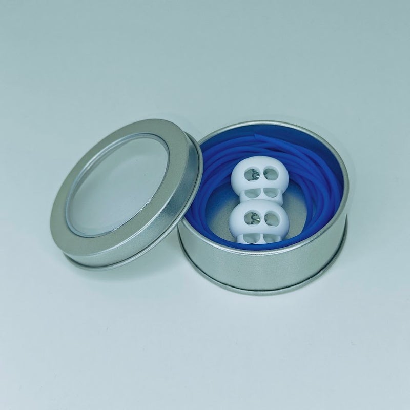 Kaapeli ja stopparit s&auml;hk&ouml;nsininen