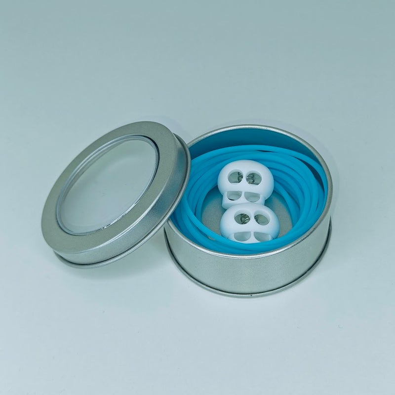 Kaapelit ja stopparit vaaleansininen