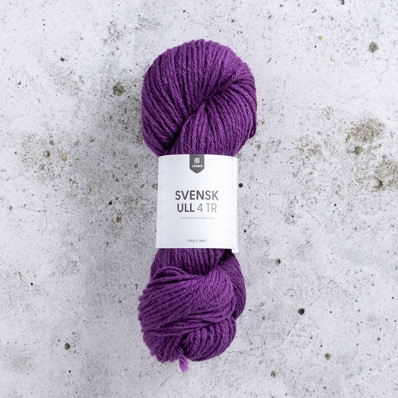 Svensk Ull 4 tr - 59131 Wild Pansy Purple vyyhti
